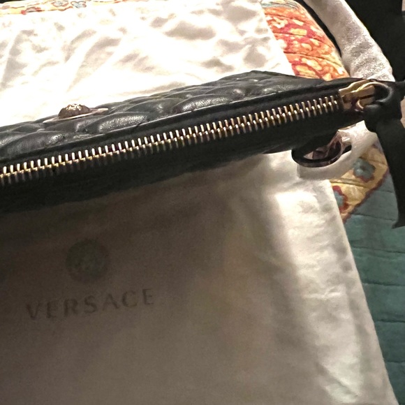 Versace Madusa quilted Clutch (converts into A Crossbody) - Picture 9 of 10